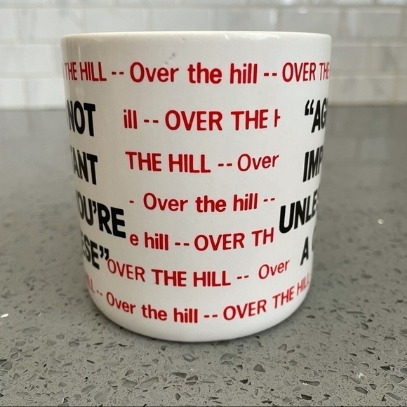 Vintage 1980's "Age Is Not Important...Cheese" Mug - Picture 2 of 8